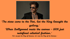 Shah Rukh Khan at Met Gala 2025 – When the King of Bollywood Ruled the Fashion Universe